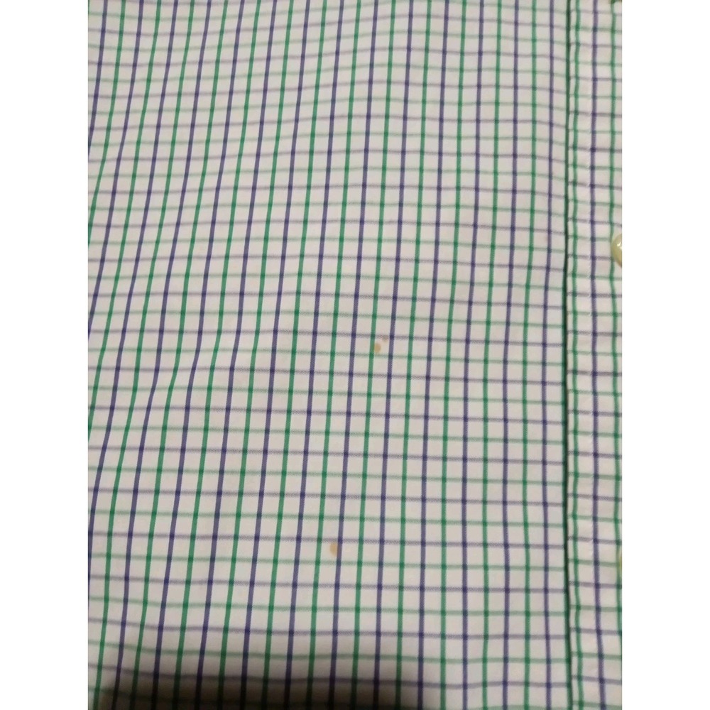 Ralph Lauren Shirt Men 2XL‎ Green Check Blake Button Up Vintage Blue Pony - Picture 2 of 6